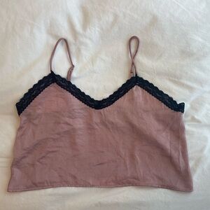 Lacey Satin Camisole Tank